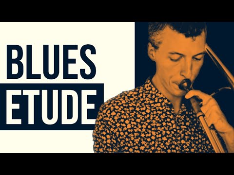 Jazz Trombone Blues Etude - Jazz Language Style! (Nick Finzer)