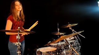 Don&#39;t Look Back (Boston); drum cover by Sina