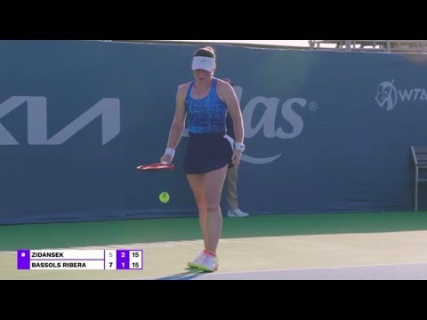 Tamara Zidansek vs Marina Bassols-Ribera Live WTA Tennis Coverage Monastir Tunisia 🇹🇳