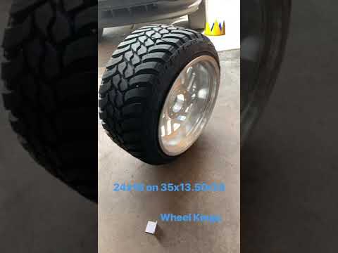 24x16 on 35x13.50r24 american force wheels