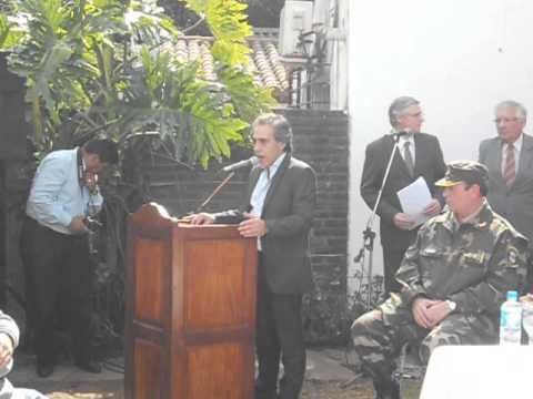 Sandro Guzmán en la inauguración de la Comisaría de la Mujer