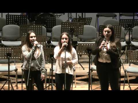 14 Gymnasium-am-Stadtpark, Krefeld: Schulkonzert 2016 Gesangstrio Jg.9