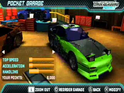 need for speed underground rivals psp youtube