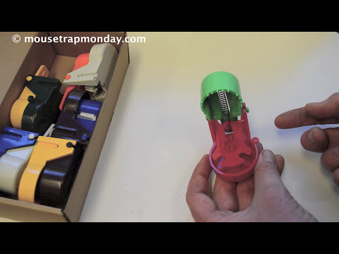 The Made-2-Catch Easy Use Mousetrap In Action, Random Colors - Mousetrap Monday. Video