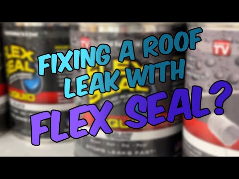 Fixing a Roof Leak with Flex Seal