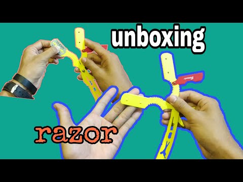 #UNBOXING pisau cukur keren (RAZOR) || tools barbershop