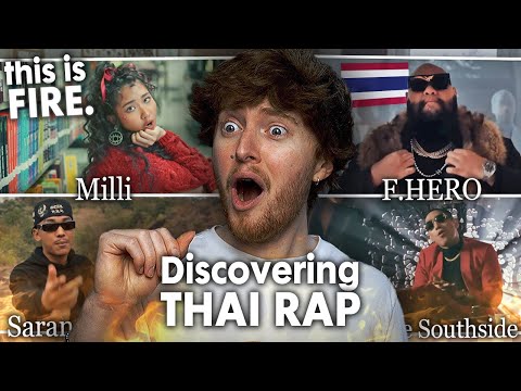 DISCOVERING THAI RAP! (Milli, F.HERO, Twopee Southside, Saran | Reaction)