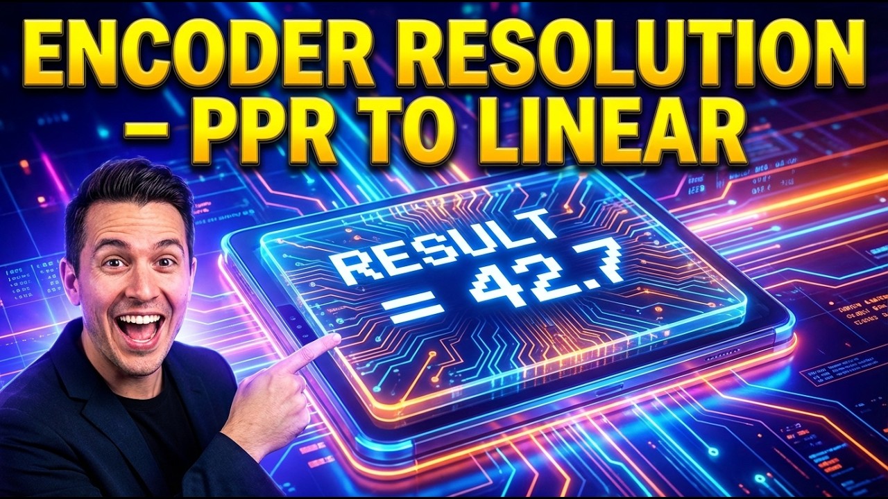 Encoder Resolution Calculator — PPR to Linear