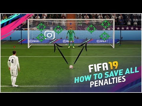 FIFA 19 HOW TO SAVE ALL PENALTIES TUTORIAL - HOW TO DEFEND PENALTIES (Pks) TRICK