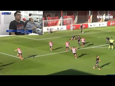 Gol y reacción de #Instituto R. Garro | Relata Mario Celedón vs. Barracas (1-1)