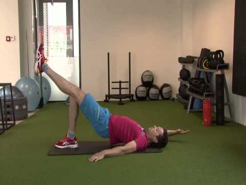 Video thumbnail: Core Stability: Hip + Leg Extension