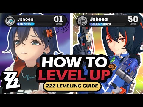 HOW TO GAIN LEVELS FAST IN ZZZ | Zenless Zone Zero Level Guide
