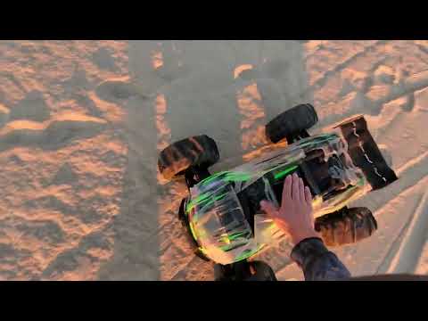 Traxxas XRT Jumps Down Huge Cliff !!  #rccars #crazystunt #stunts #huntingtonbeach