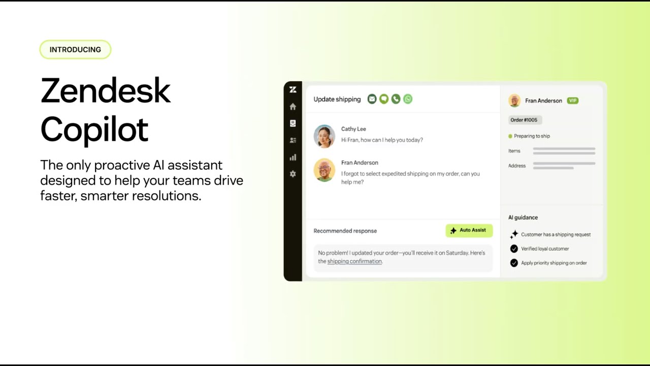 Zendesk Copilot overview demo