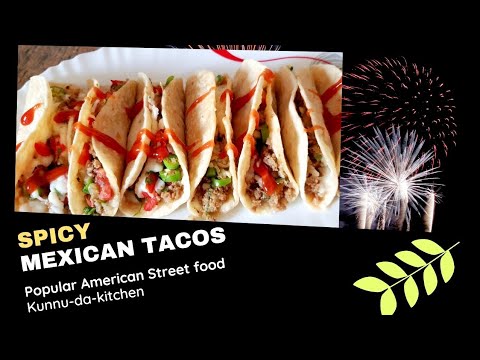 Mexican tacos Recipe / How to make beef tacos / KUNNU -DA ...