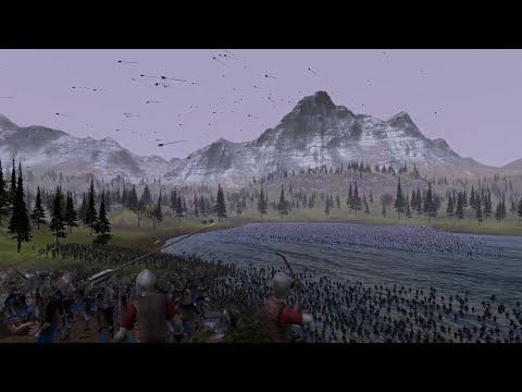 5000 Archers vs 20.000 Shieldman Huge Castle Defense - Ultimate Epic Battle Simulator