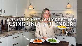 3 Healthy Pasta Sauces Using Only A Blender