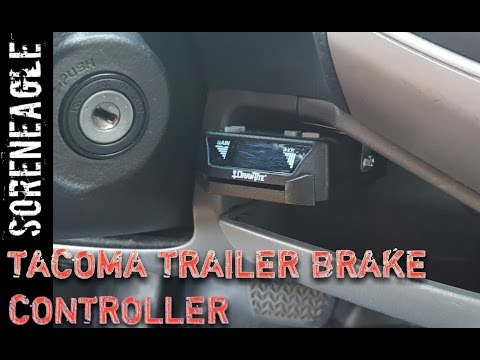 Tacoma 2nd gen trailer brake controller install Towing DIY Toyota 05-11 TRD Sport