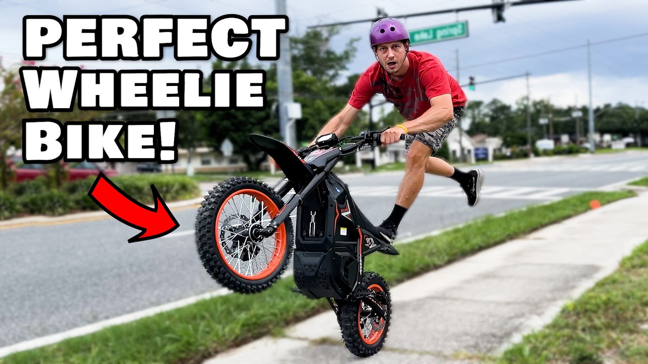 FIRST RIDE ON QWAYQ ELECTRIC DIRT BIKE!