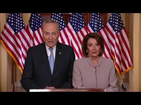 国境警備に関するトランプ大統領の演説に対するナンシー・ペロシとチャック・シューマーの反応 - 演説全文 (Nancy Pelosi and Chuck Schumer response to Trump's address on border security - Full speech)