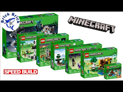 All Lego Minecraft Compilation Winter 2023 - Speed Build Review