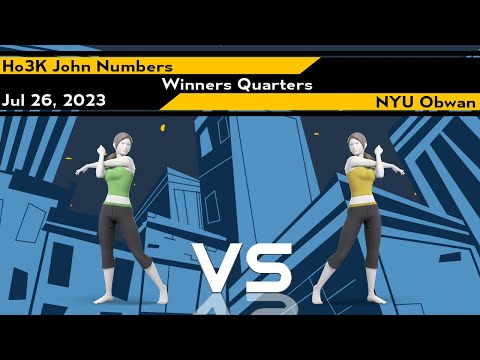 Xeno303 Winners Quarters - John Numbers (Wii Fit Trainer) vs Obwan (Wii Fit Trainer) - SSBU