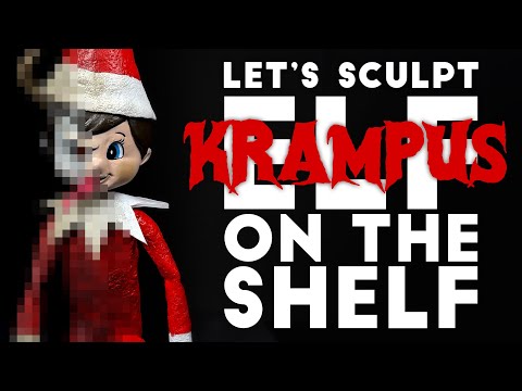 Let's Sculpt a Krampus on the Shelf