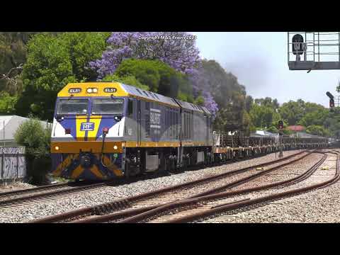 Streamliners, Rail Trains & Aurizon's Intermodal - Adelaide Hills Action
