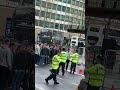 Stoke Fans Fight With Police Before Their Game With Birmingham.