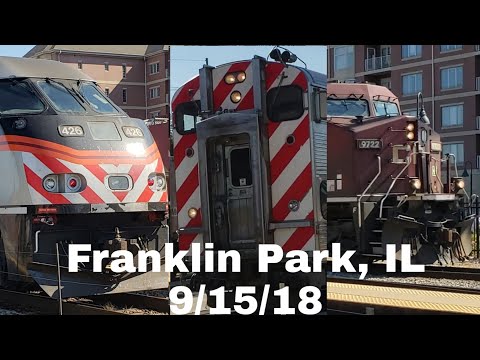 9722 Canadian Pacific AC 4400 and Inbound Metra MP36PH-3C w/ horns | Franklin park, IL 9/15/18