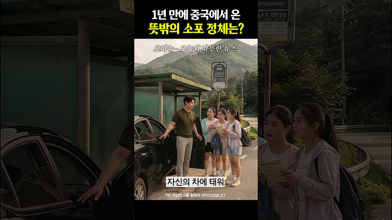  중국에서 날아온 뜻밖의 감사인사와 택배[오따뉴]