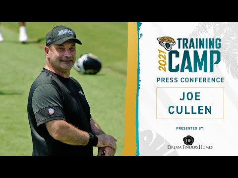 DC Joe Cullen, QB Gardner Minshew II & TE Chris Manhertz | Training Camp Media Availability