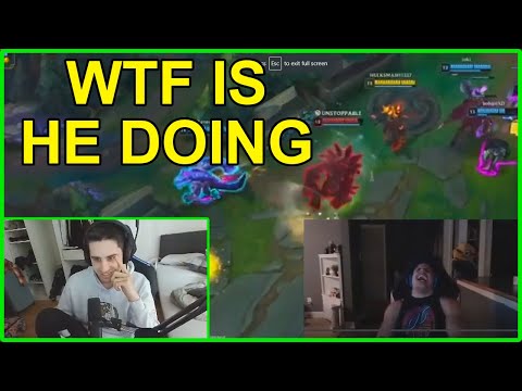 Tyler1 Dies Laughing At Trick2G Insane Play