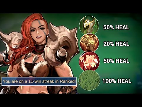 Aggressive Hilda With Super Tank Build is Impossible To Counter | Mobile Legends