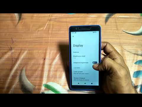 how to turn on adaptive brightness nokia C3