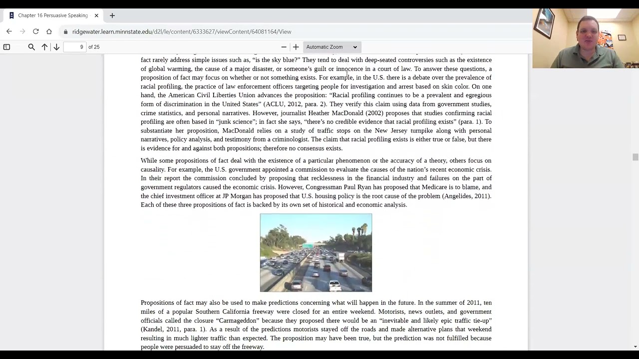 Public Speaking Project | Chapter 16 Overview | Persuasive Speaking