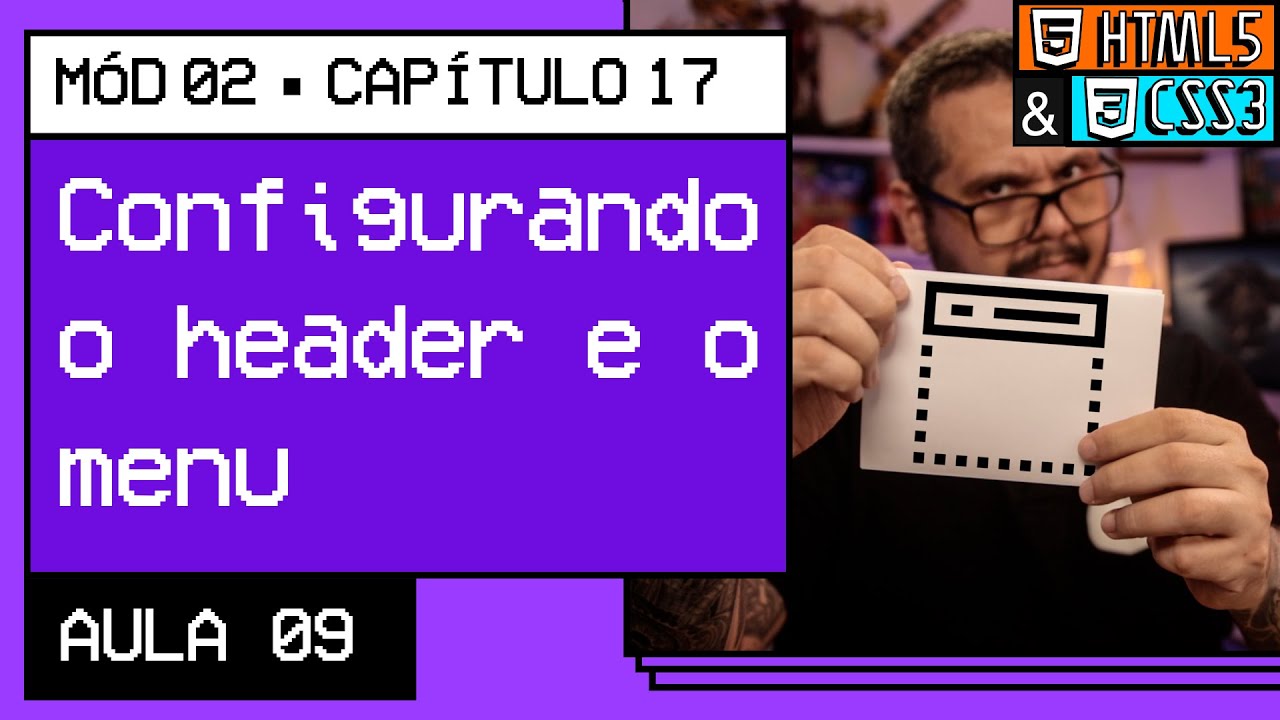 Configurando o header e o menu do site - @Curso em Vídeo HTML5 e CSS3