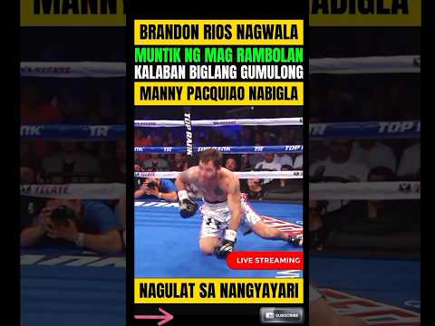 NAKO! MUNTIK NG MAG RAMB0LAN! PINAGUL0NG ANG KALABAN, GULAT SI PACQUIAO!