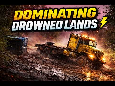 Saving Country⚡Bread in Drowned Lands | SnowRunner🚛Hardcore💪Mission
