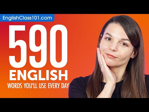590 English Words You'll Use Every Day - Basic Vocabulary #99