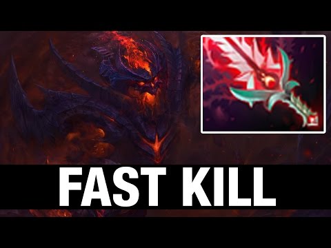 FAST KILL - YapzOr Plays Shadow Fiend WITH BLOODTHORN - Dota 2