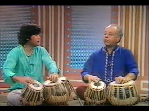 Ustad Alla Rakha and Ustad Zakir Hussain || Ektaal || Rare Jugalbandi