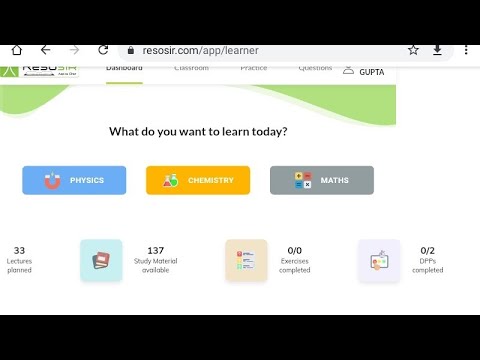 How to login resosir aapke ghar step by step.