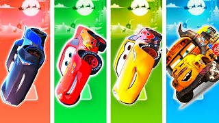 Team Cars Jackson Storm Lightning McQueen - Cruz Ramirez - Miss Fritter | Tiles Hop EDM Rush