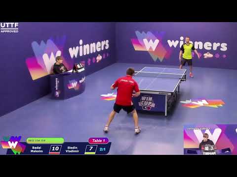 WINners CUP table 1 22.12 Badai Maksim - Siedin Vladimir 16:30