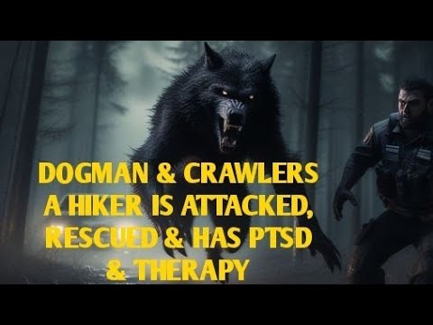 DOGMAN & CRAWLERS, A HIKER IS ATTACKED, RESCUED & HAS PTSD & THERAPY