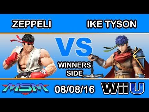 MSM 61 - Zeppeli (Ryu) Vs. Ike Tyson (Ike) Winners Side - Smash Wii U