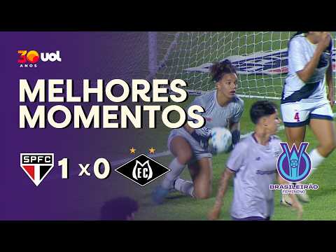 Gols e lances de São Paulo x Mixto