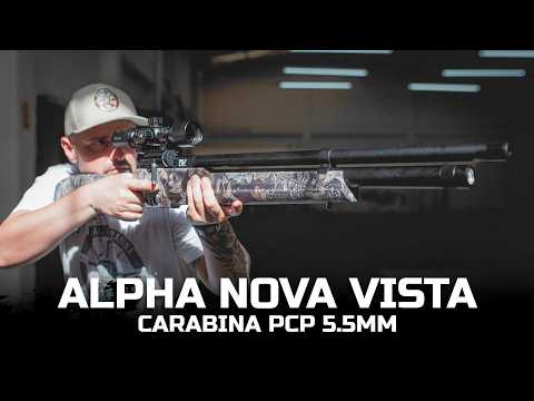 Carabina PCP Alpha Nova Vista Camuflada 5.5mm