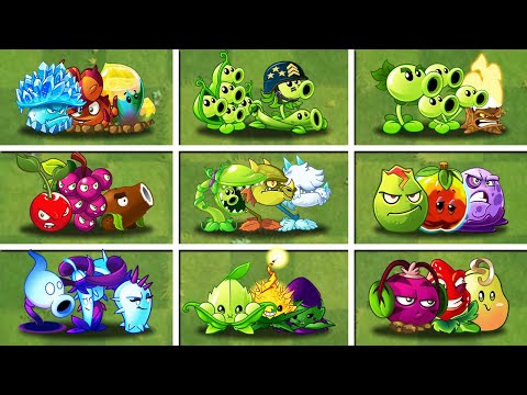 Random 20 Team 3 Plants - Which Team Plant Will Win? - PVZ 2 Team Plants Battles